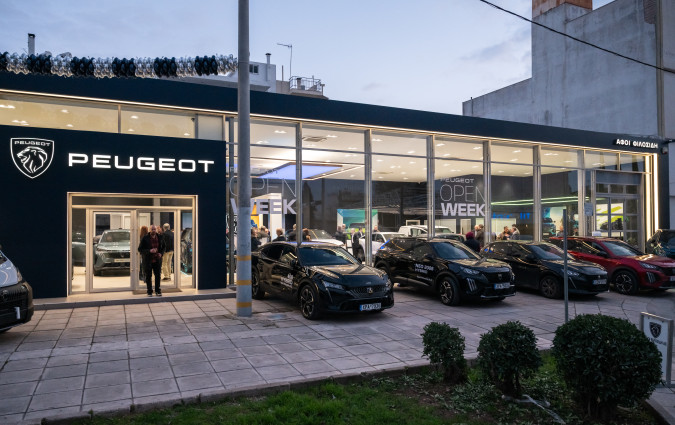 H νέα Peugeot της Αφοι Φιλοσίδη είναι στεγασμένη σε υπερσύγχρονες εγκαταστάσεις, στην οδό Ολύμπου 66 στον Βύρωνα Peugeot Afoi Filosidi