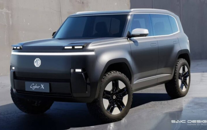 To MG Cyber X, με την τετραγωνισμένη και φουτουριστική του σχεδίαση απευθύνεται σε νέους που αναζητούν την περιπέτεια MG Cyber X