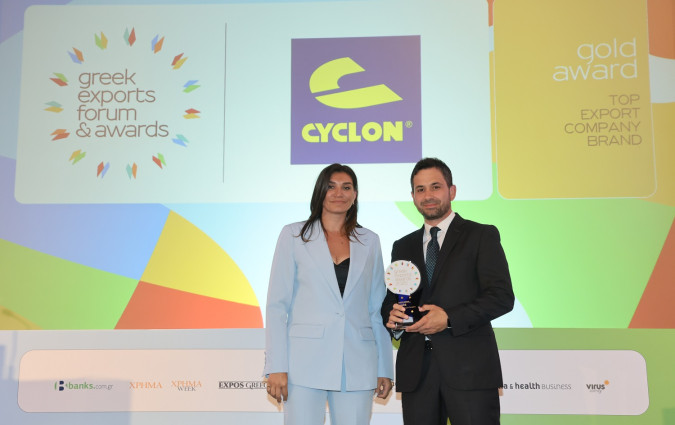 Οι διακρίσεις των LPC και CYCLON επιβεβαιώνουν τη δέσμευση του Ομίλου Motor Oil και των θυγατρικών του για συνεχή ανάπτυξη με διεθνή προσανατολισμό, ποιότητα και ανταγωνιστικότητα CYCLON top export Company