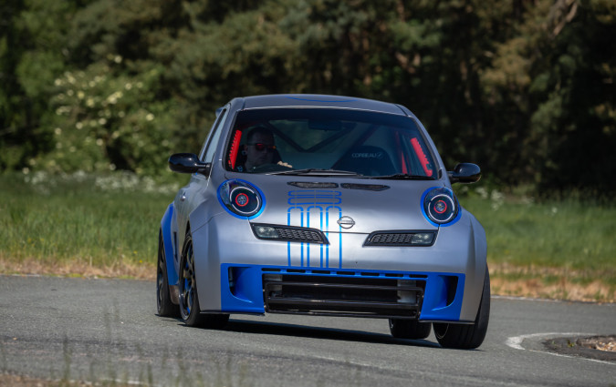 Με τις νέες αναβαθμίσεις το Nissan Micra 350SR ανεβαίνει από τα 265 στα 300 άλογα. Nissan Micra 350SR