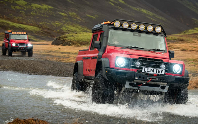 Ineos Grenadier Trialmaster X Letech, ελάχιστη απόσταση από το έδαφος 45 cm και δυνατότητα διάβασης υδάτινου κωλύματος 1,05 m! Ineos Grenadier Trialmaster X Letech