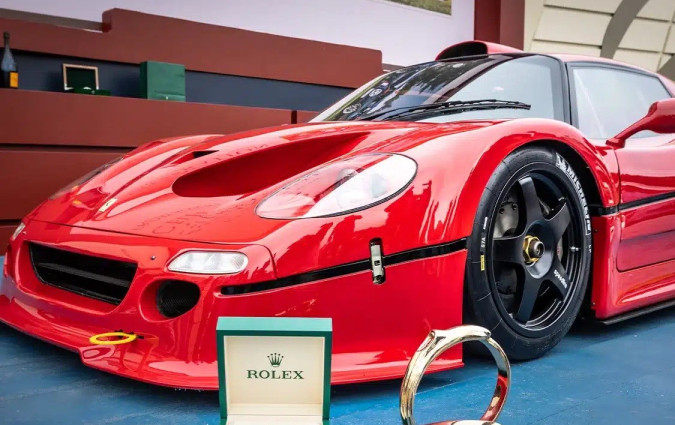 Τακτικά συμμετέχει σε εκδηλώσεις όπως το Concours d’Elegance και το Cavallino Classic. Ferrari F50 GT1