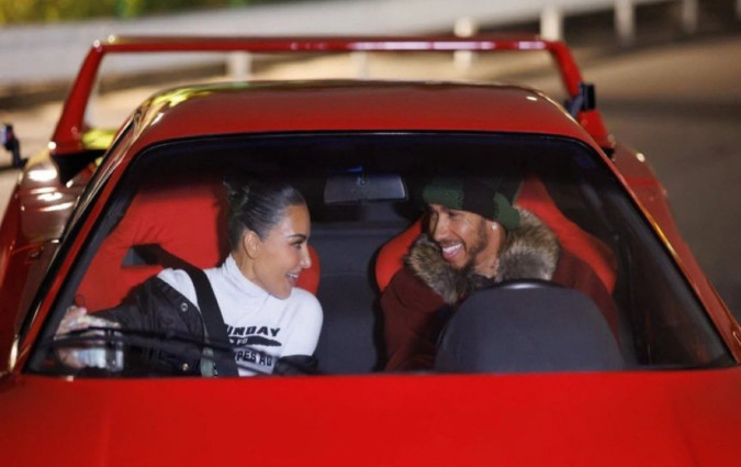 Kim Kardashian, Lewis Hamilton, Ferrari, Ferrari F40
