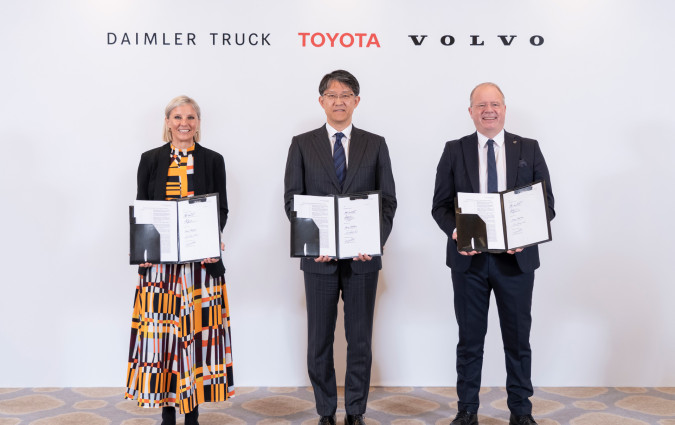 Toyota, Volvo, Daimler