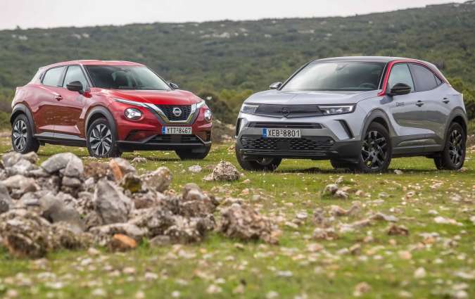 Test drive B-SUV: Nissan Juke 1.0 DIG-T DCT vs Opel Mokka 1.2 Turbo 130 PS EAT8, photo credit DRIVE Media/Thanassis Koutsogiannis Test drive B-SUV: Nissan Juke 1.0 DIG-T DCT vs Opel Mokka 1.2 Turbo 130 PS EAT8, photo credit DRIVE Media/Thanassis Koutsogiannis