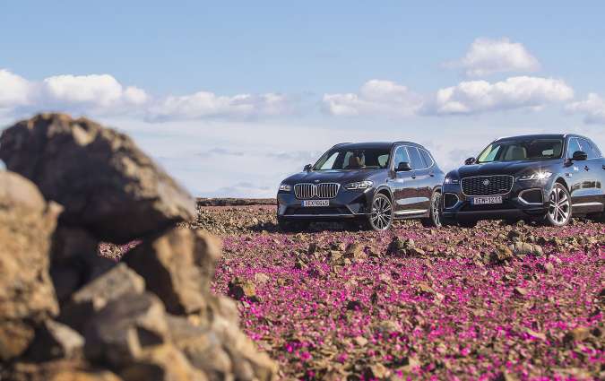 SUV comparative test: BMW X3 xDrive30e vs Jaguar F-Pace P400e - Photo credits DRIVE Magazine/Thanassis Koutsogiannis