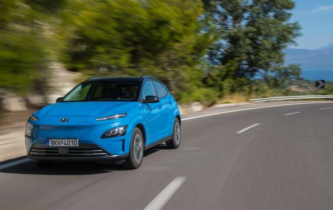 Eco Race 2022: Hyundai Kona Electric 64 kWh, Photo credits DRIVE Media Group/Thanassis Koutsogiannis Eco Race 2022: Hyundai Kona Electric 64 kWh, Photo credits DRIVE Media Group/Thanassis Koutsogiannis