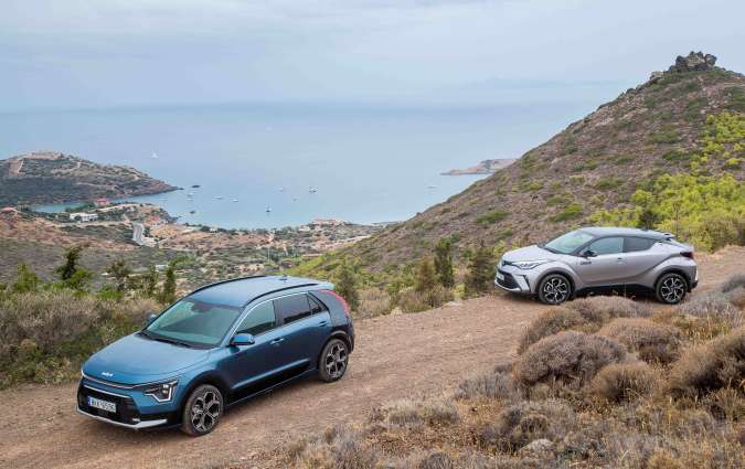 Συγκρίνουμε υβριδικά SUV: Kia Niro HEV vs Toyota C-HR Hybrid, Photo © DRIVE Media Group/Thanassis Koutsogiannis Συγκρίνουμε υβριδικά SUV: Kia Niro HEV vs Toyota C-HR Hybrid, Photo © DRIVE Media Group/Thanassis Koutsogiannis
