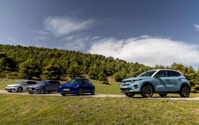 Citroën C3 vs Hyundai i20 vs Suzuki Swift vs VW Polo