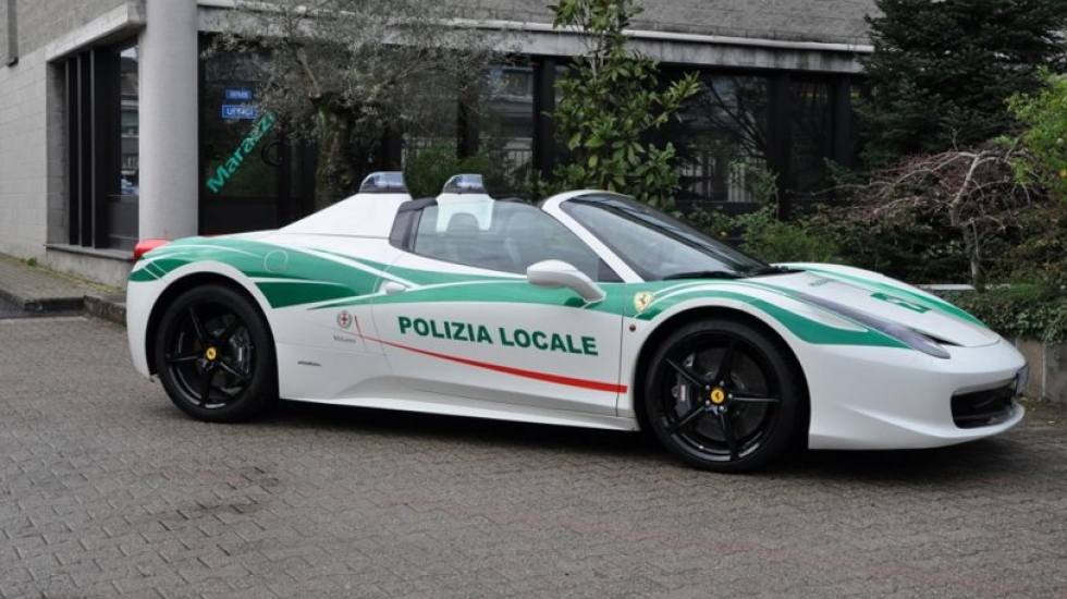 Ferrari полиция майами