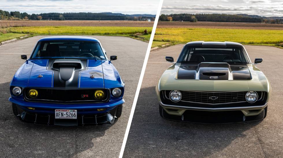 Ford Mustang VS Chevrolet Camaro στη SEMA Drive
