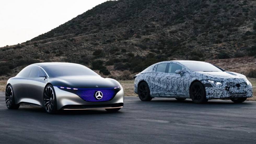 Mercedes-Benz EQS Vision Concept & Mercedes-Benz EQS