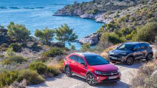 B-SUV comparative test: Τoyota Yaris Cross 1.5 Hybrid vs Volkswagen Taigo 1.0 TSI 110 PS DSG, photo credits DRIVE Magazine/Thanassis Koutsogiannis